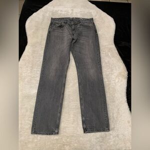 Gant Rugger New‎ Haven Stick Boy Mens Gray Jeans Size 33x32 Straight Pants